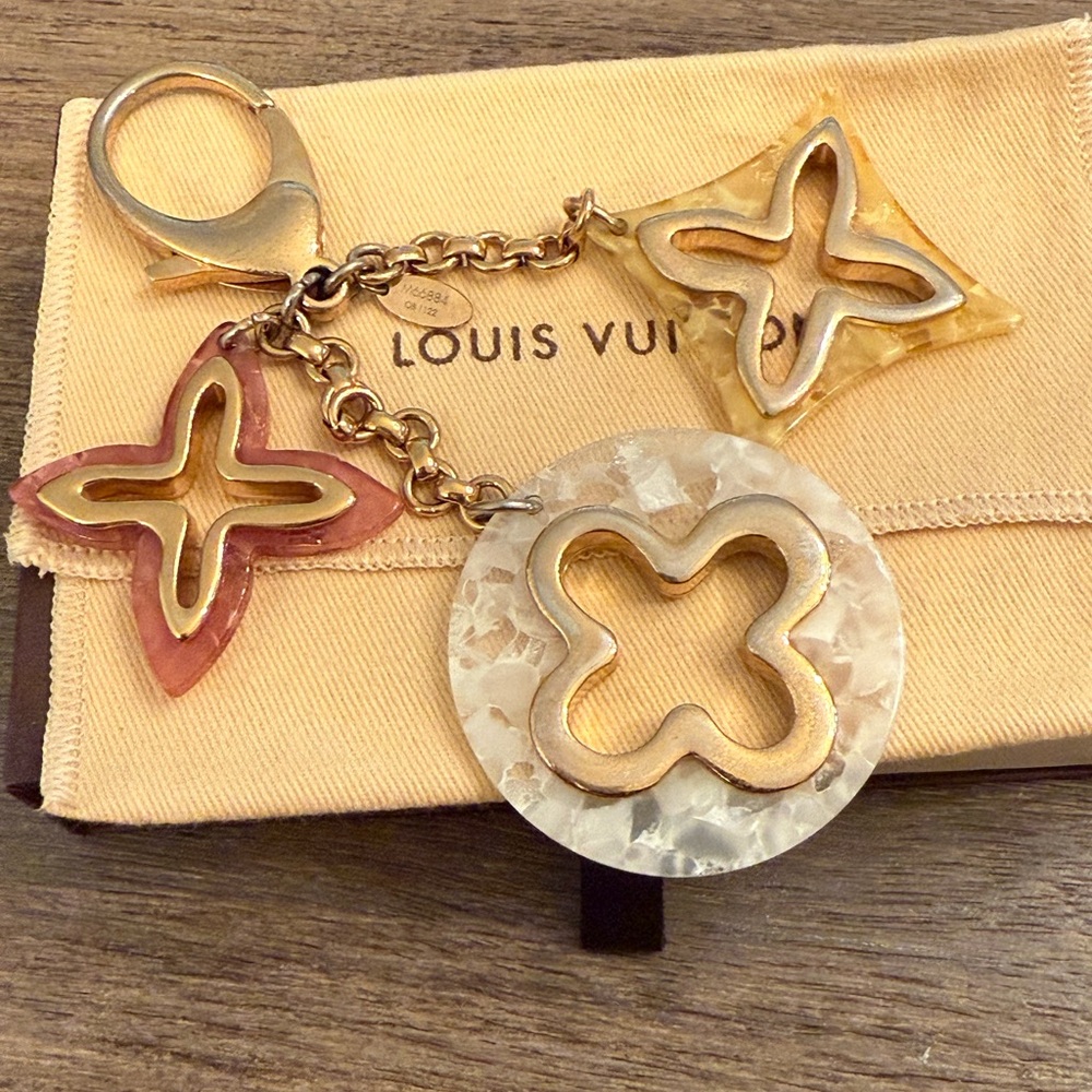 Authentic Louis Vuitton Fleur d’Épi Bag Charm
